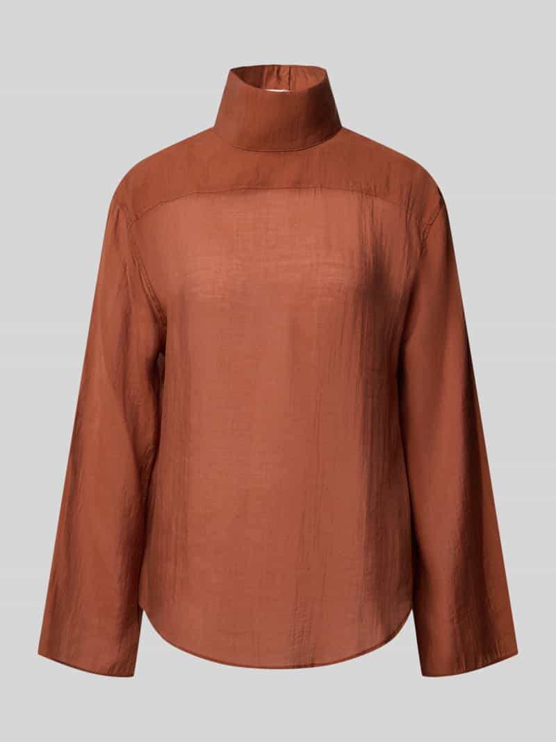 Topshop regular fit blouse met opstaande kraag model 'ESMEE'