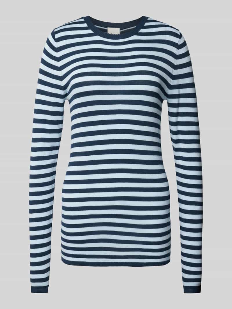 Ichi Gebreide pullover met ronde hals model 'DIANE'