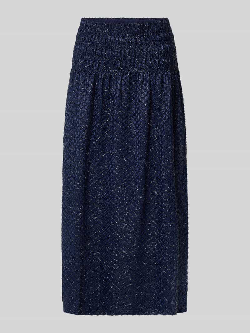 Scotch & Soda Glanzende midirok met elastische band