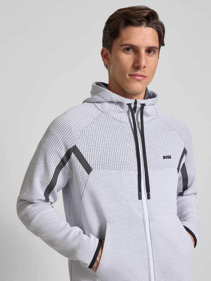 BOSS Green Regular fit sweatjack met katoen