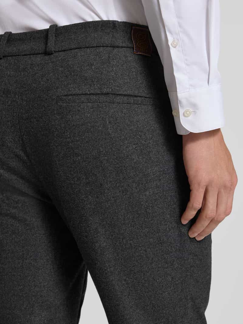 g1920 Stoffen broek met achterzakken model 'Livio'