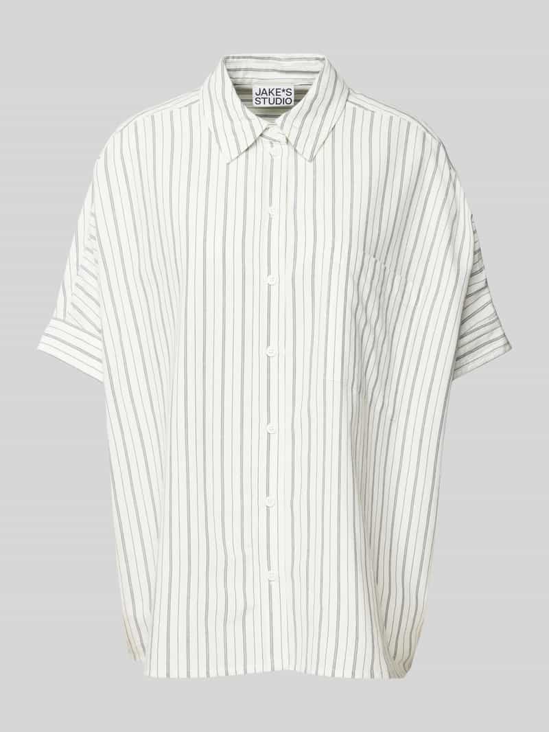Relaxed fit blouse met 1/2-mouwen