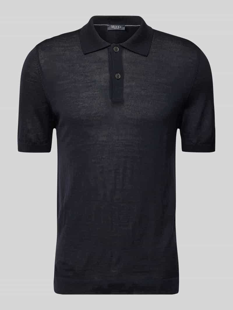 maerz muenchen Regular fit poloshirt met ribboorden