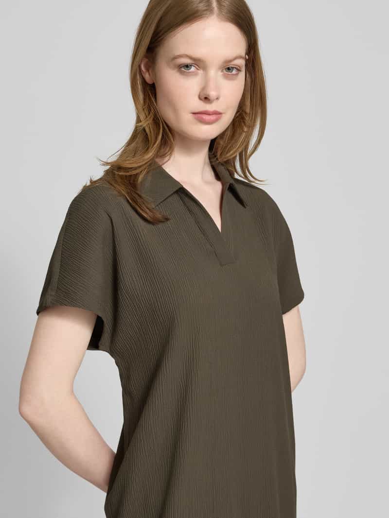 Opus Midi-jurk met platte kraag model 'Wannie'
