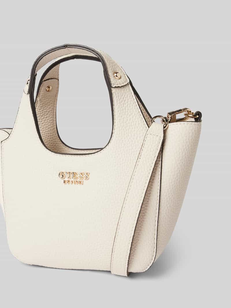 Guess 2-in-1-handtas met labelapplicatie model 'CALISTA'