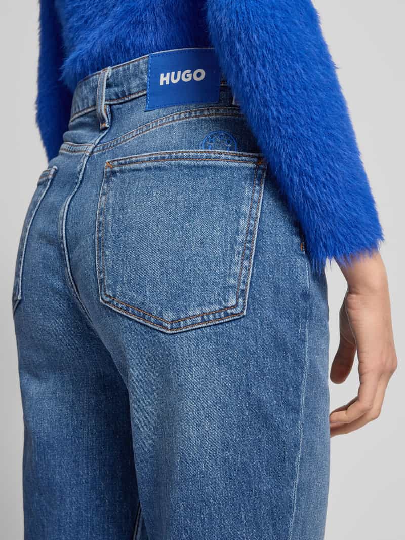 Hugo Blue Tapered fit jeans in 5-pocketmodel model 'Noe'