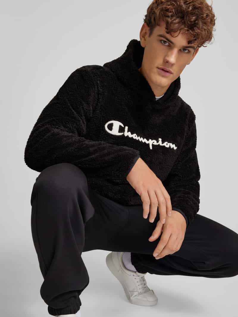 Champion Hoodie met labelstitching