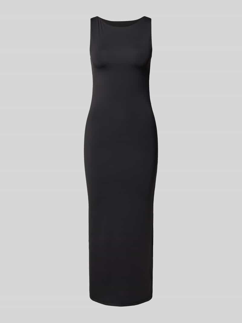 Only Midi-jurk in effen design model 'LEA'
