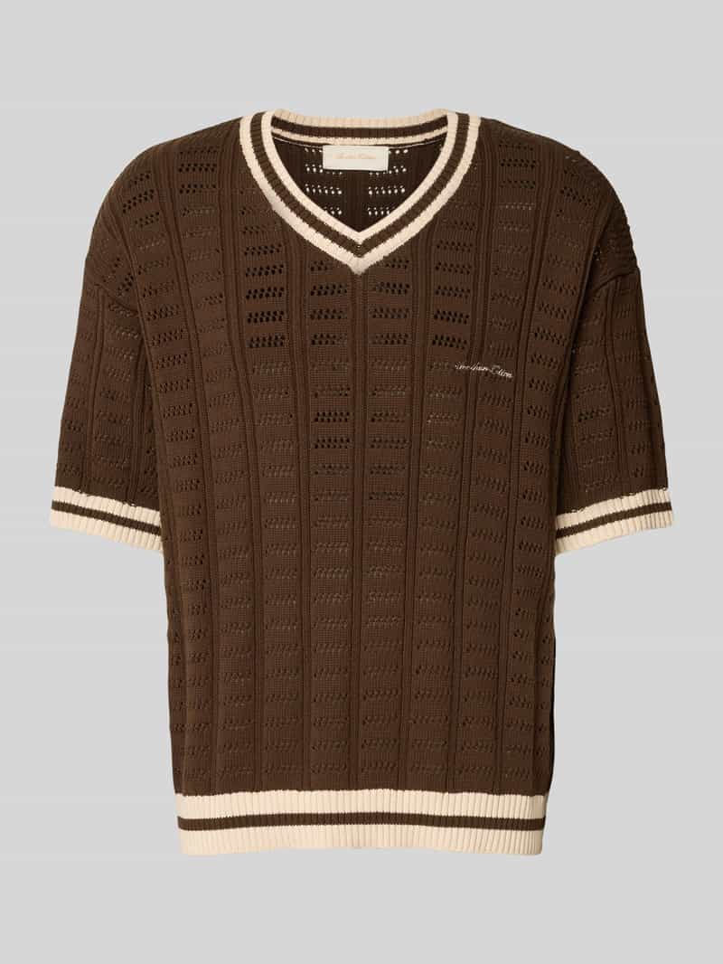 ANOTHER COTTON LAB Gebreide pullover met ribboorden
