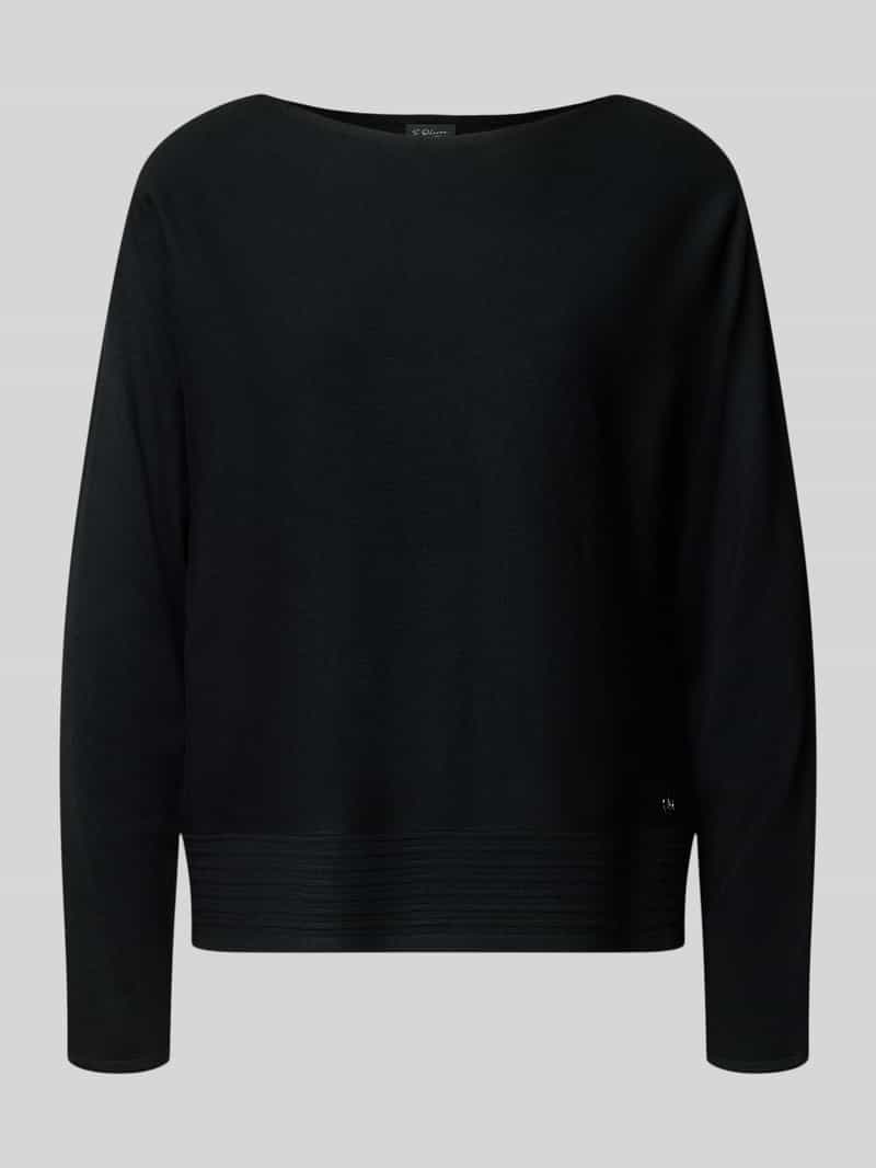 S.Oliver BLACK LABEL relaxed fit pullover van viscosemix