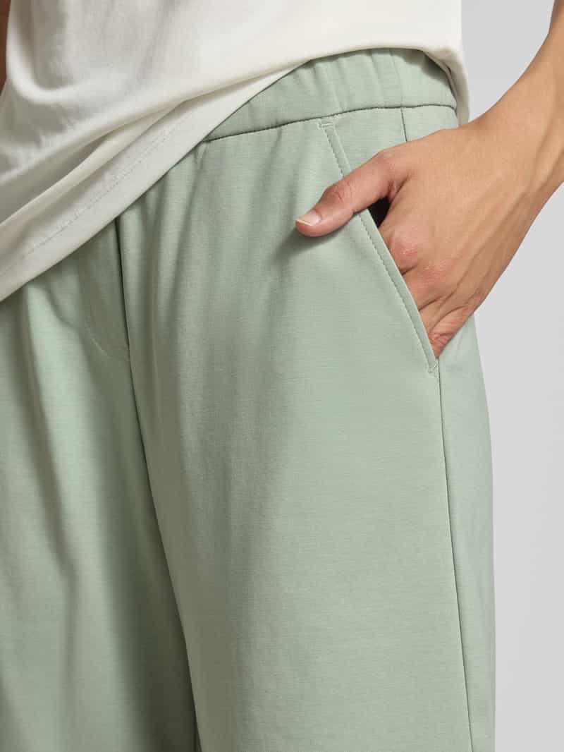 BRAX Wide leg stoffen broek met elastische band model 'Style.Maine'