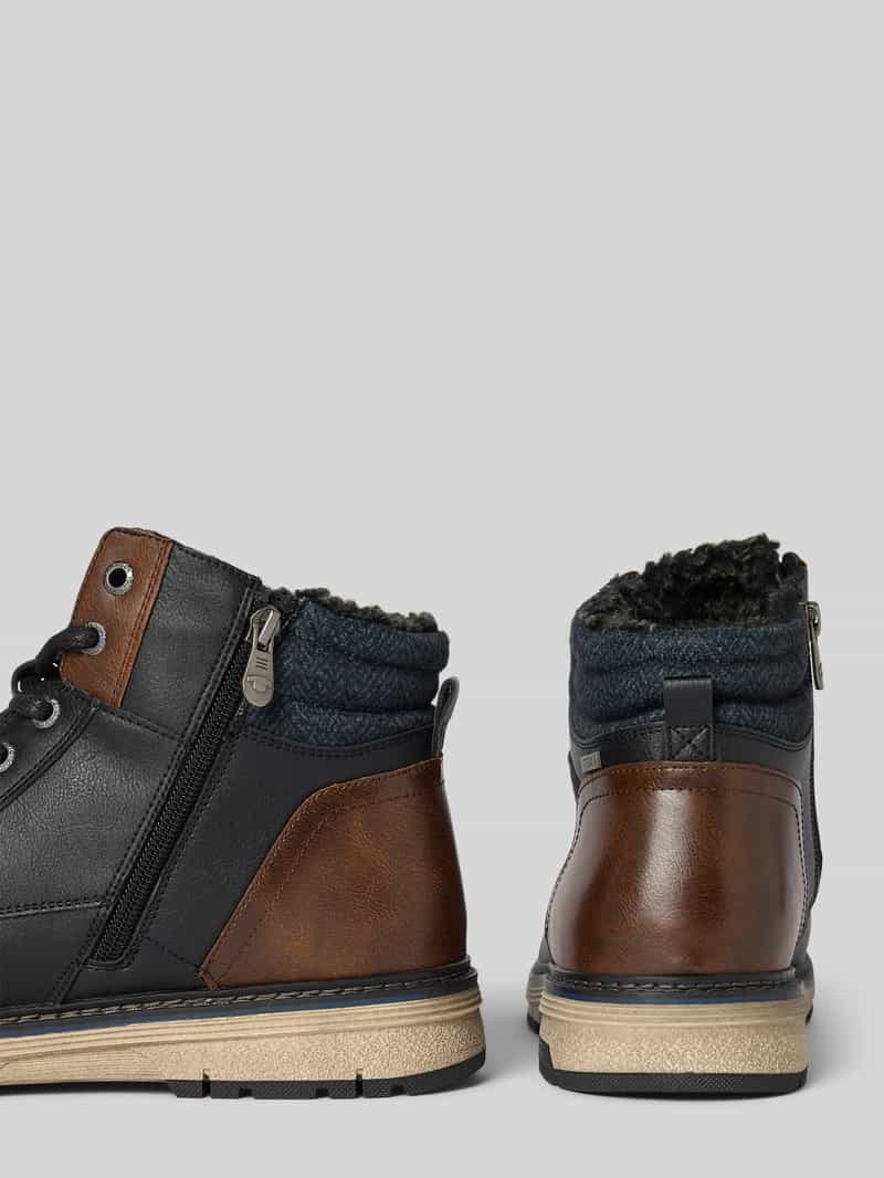 Tom Tailor Veterlaarzen in leerlook model 'OLWIN'