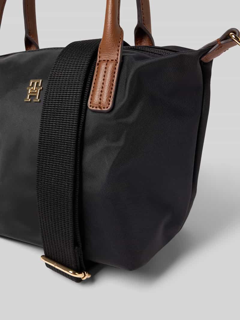 Tommy Hilfiger Schoudertas met echt leer model 'POPETTE'
