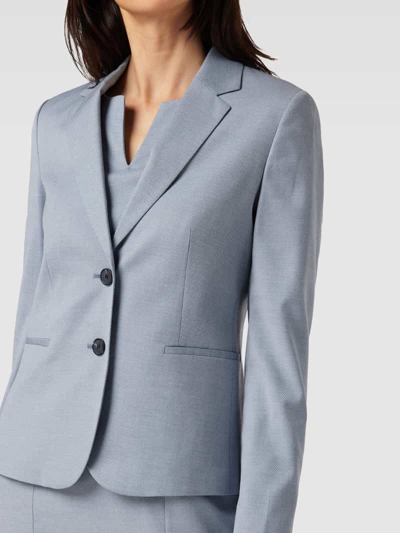 Christian Berg Woman Selection Blazer met structuurmotief