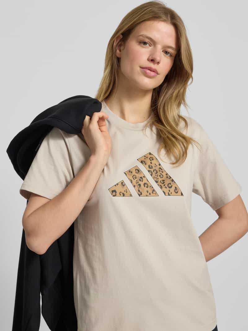 ADIDAS SPORTSWEAR T-shirt met logo en ronde hals