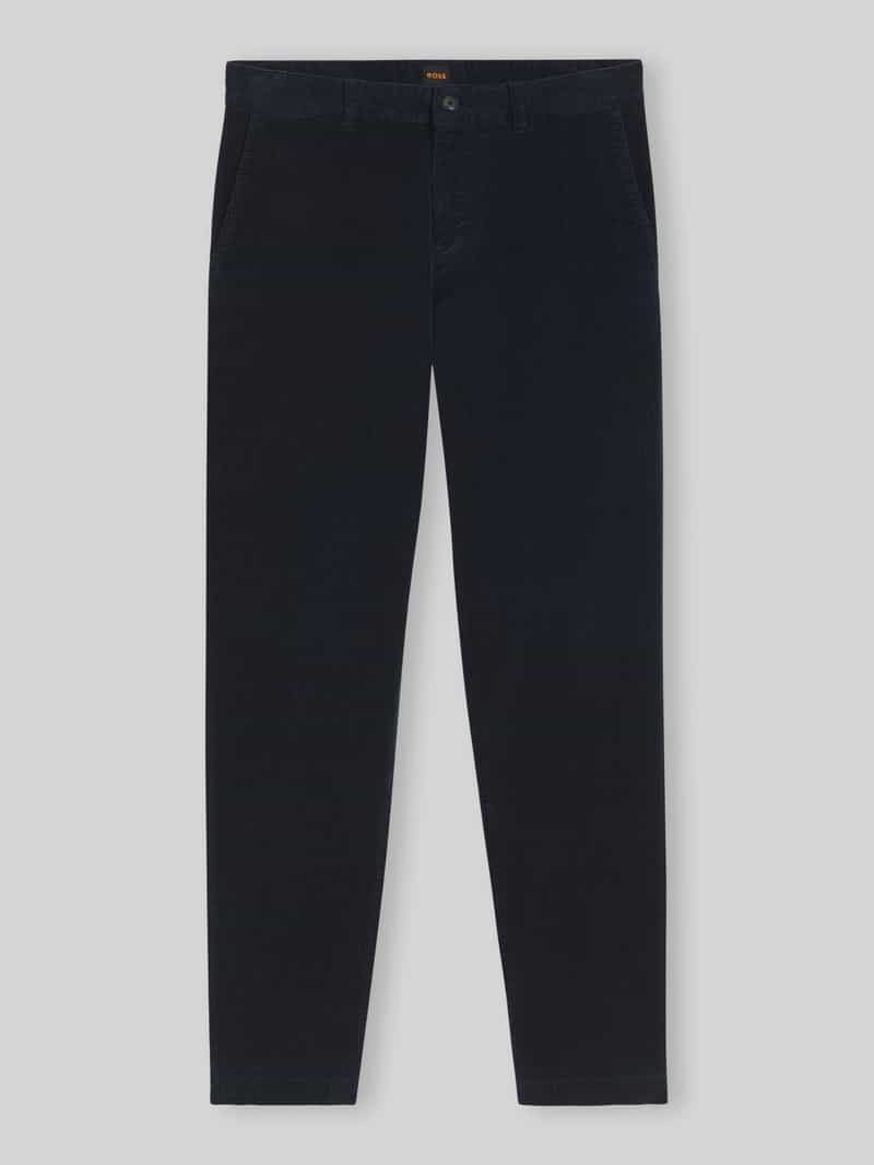 tapered fit chino van katoenmix