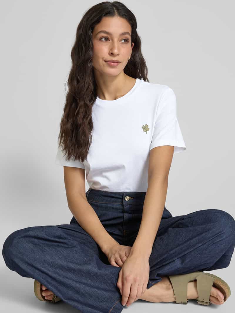 ARMEDANGELS T-shirt met motiefstitching