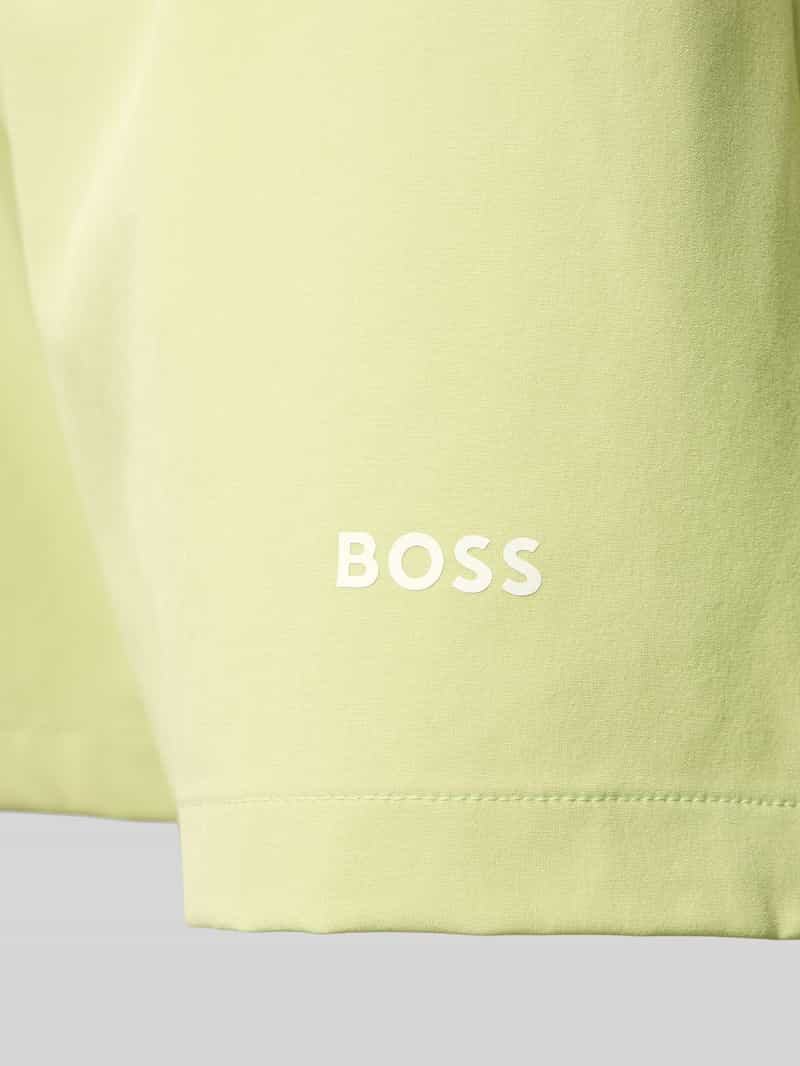 Boss Relaxed fit zwembroek met labelprint model 'Tio'