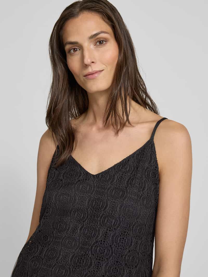 Vero Moda Comfort fit top met bandjes met kant model 'MAYA'