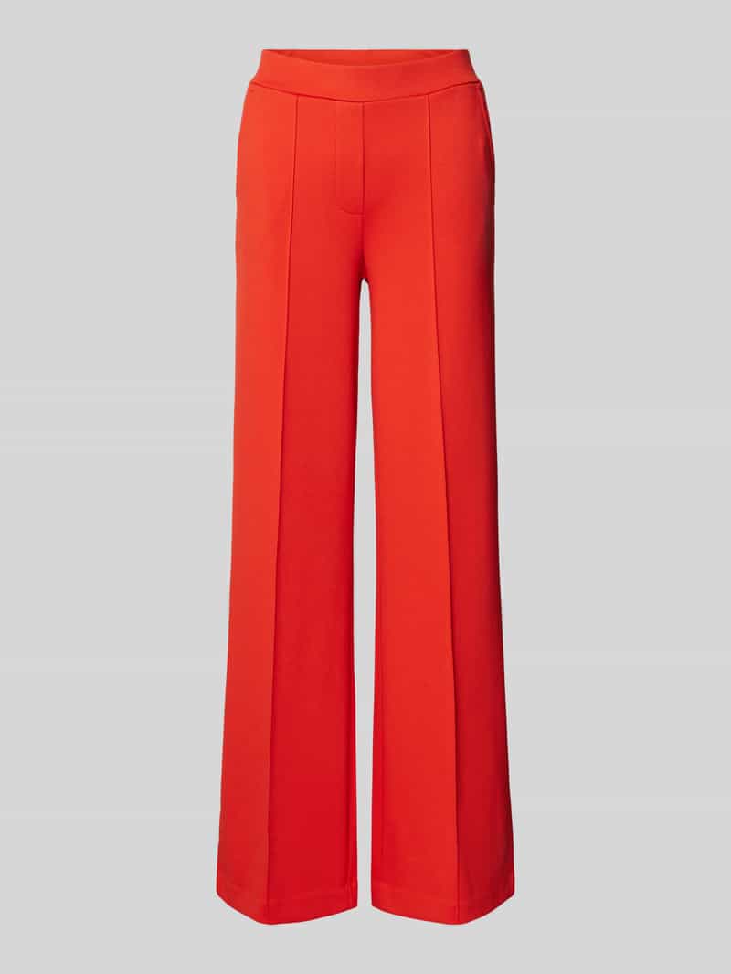 Smith and Soul Flared stoffen broek met vaste persplooien