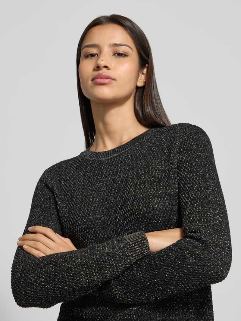 Vila Gebreide pullover met structuurmotief model 'DALO'