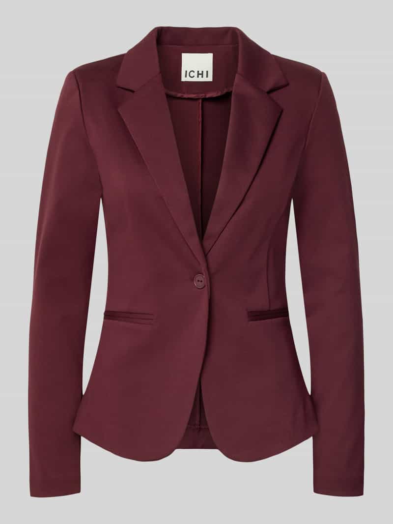 Ichi Slim fit blazer met paspelzakken model 'KATE'