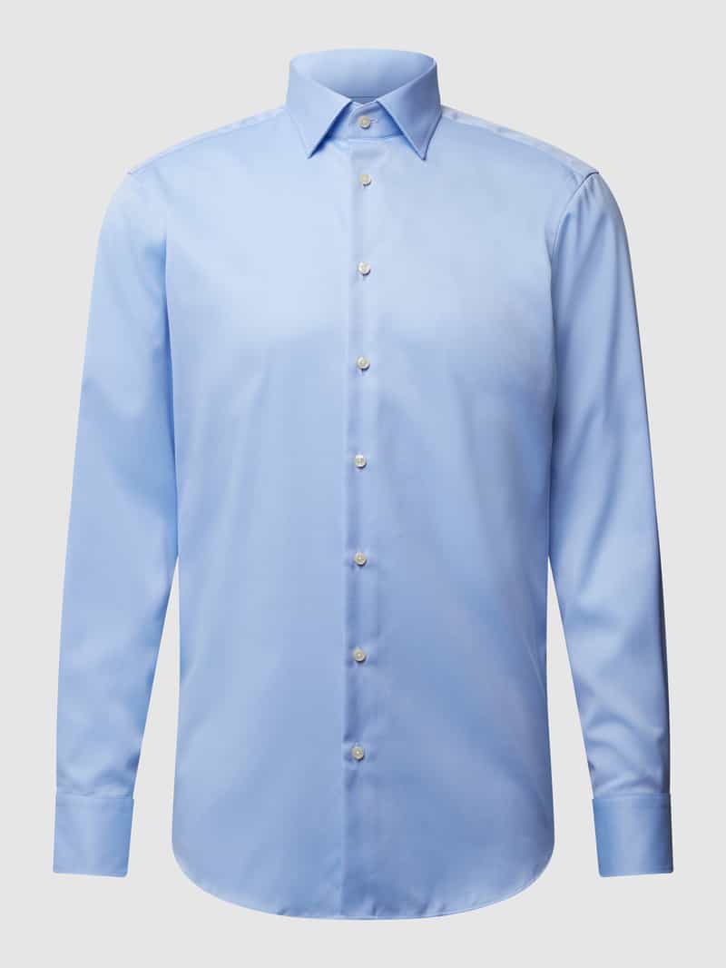 Christian Berg Men Regular fit zakelijk overhemd van fijn twill