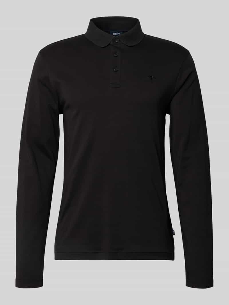 JOOP! Collection Regular fit poloshirt in design met lange mouwen model 'Pero'