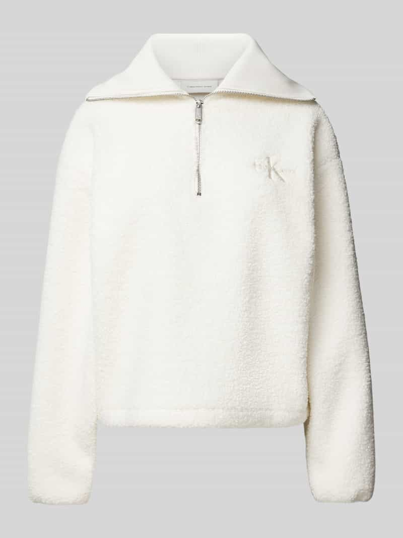 Calvin Klein Jeans Sherpa sweatshirt met labelstitching