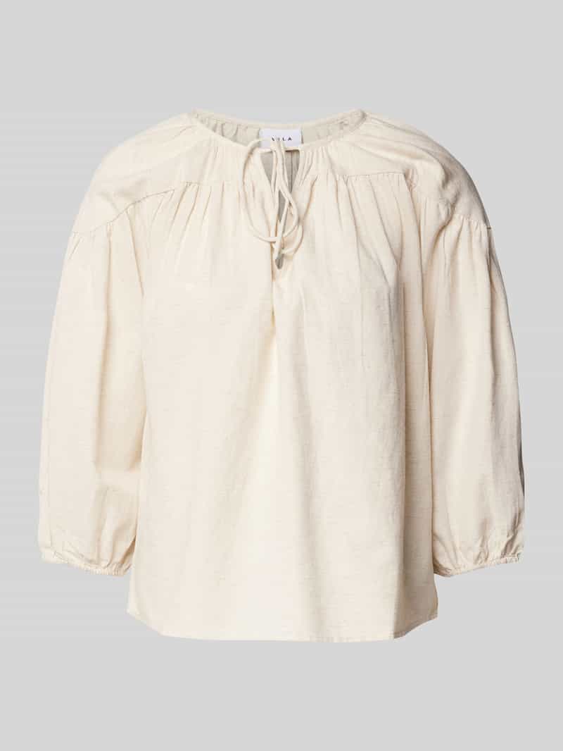 Vila Regular fit blouse met V-hals model 'PRISILLA'