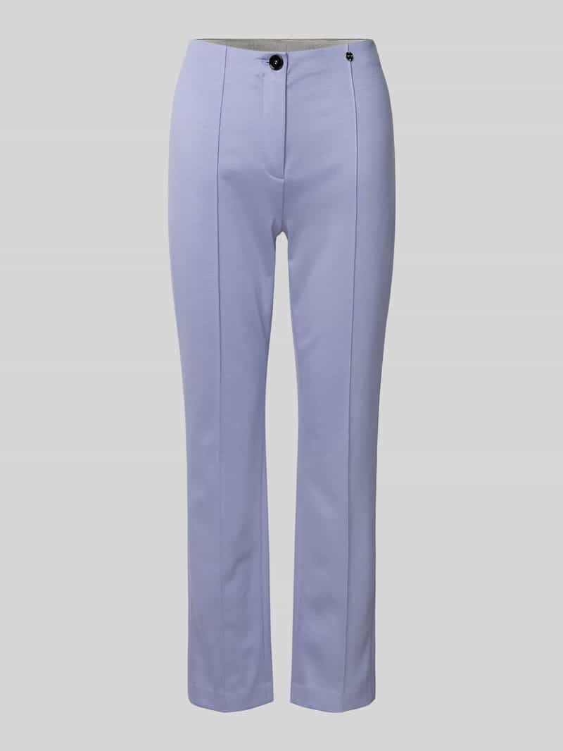 Marc Cain Slim fit stoffen broek met siernaden