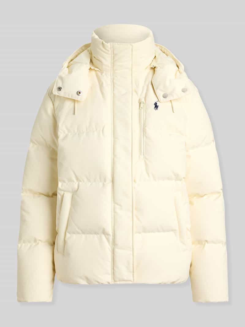 Polo Ralph Lauren Regular fit gewatteerd jack met afneembare capuchon