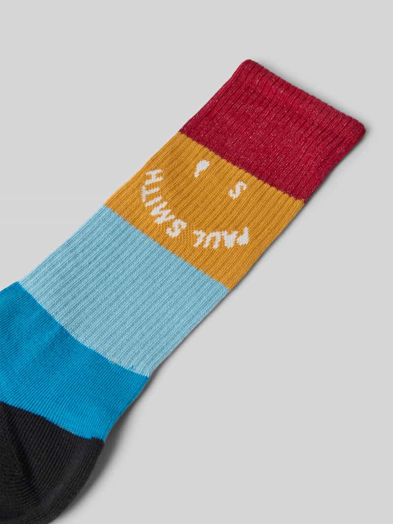 Paul Smith Sokken met logodetail model 'IVANO HAPPY'