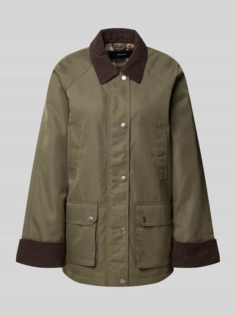 Vero Moda Regular fit gewatteerd jack met platte kraag model 'WALES'