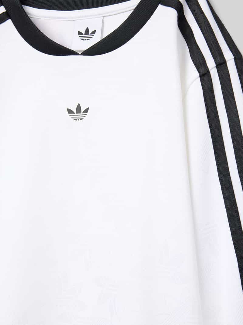 adidas Originals Shirt met lange mouwen en ribboorden