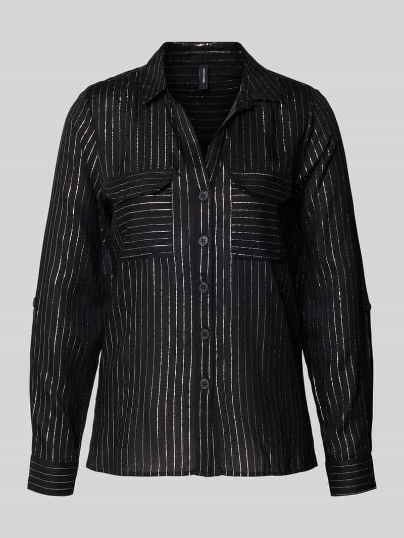 Vero Moda Overhemdblouse VMBUMPY LS GLITTER SHIRT WVN GA NOOS