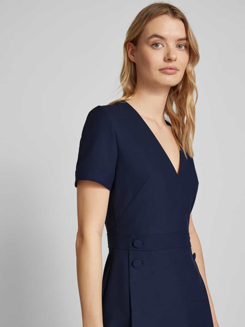 Boss Mini-jurk met sierknopen model 'Dahelga'