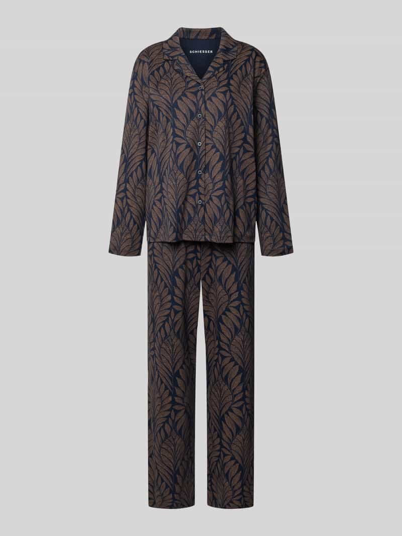 Schiesser Pyjama van puur katoen
