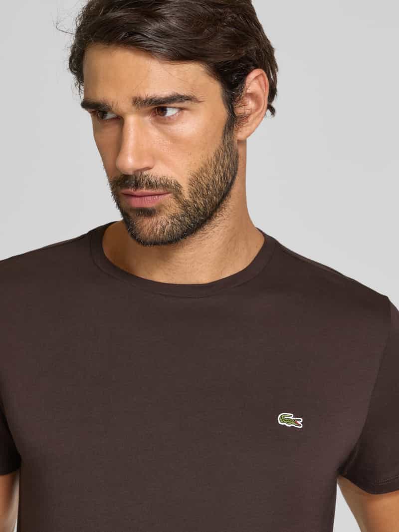 Lacoste Regular fit T-shirt van puur katoen model 'SUPIMA'