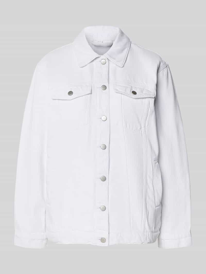 Vila Jeansjack met borstzakken model 'MEY'