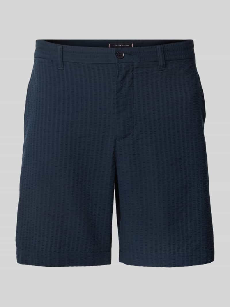 Tommy Hilfiger Regular fit korte broek van katoenmix model 'MERCER'