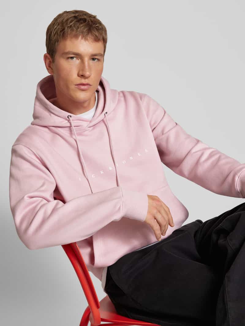 jack & jones Hoodie met labelprint