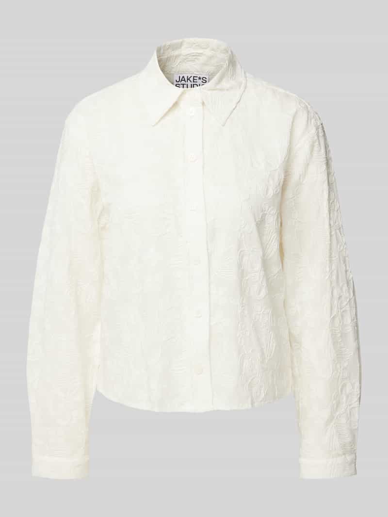 JAKE*S STUDIO WOMAN Regular fit blouse met motiefstitching