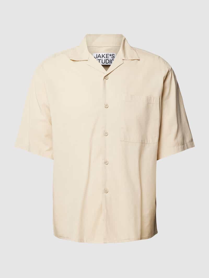Regular fit vrijetijdsoverhemd met opgestikte borstzak JAKE*S STUDIO MEN