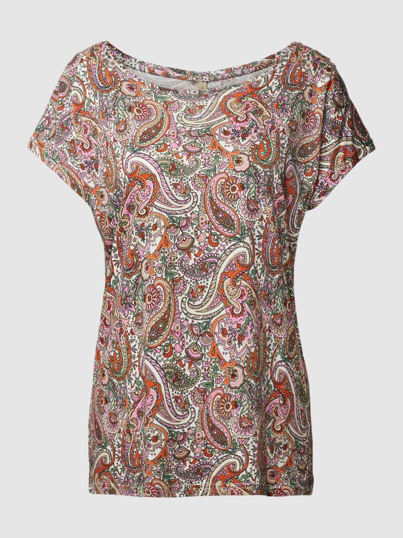 Soyaconcept T-shirt met paisleymotief model 'Felicity'