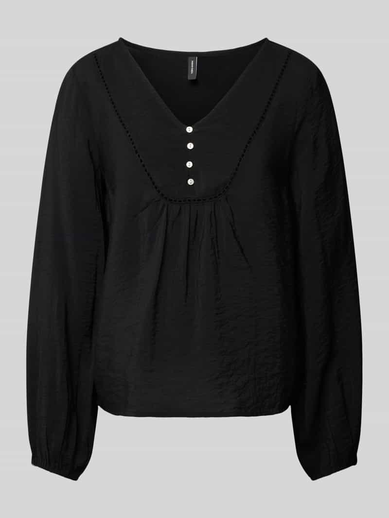 Vero Moda Blouse met korte knoopsluiting, model 'MIRA'