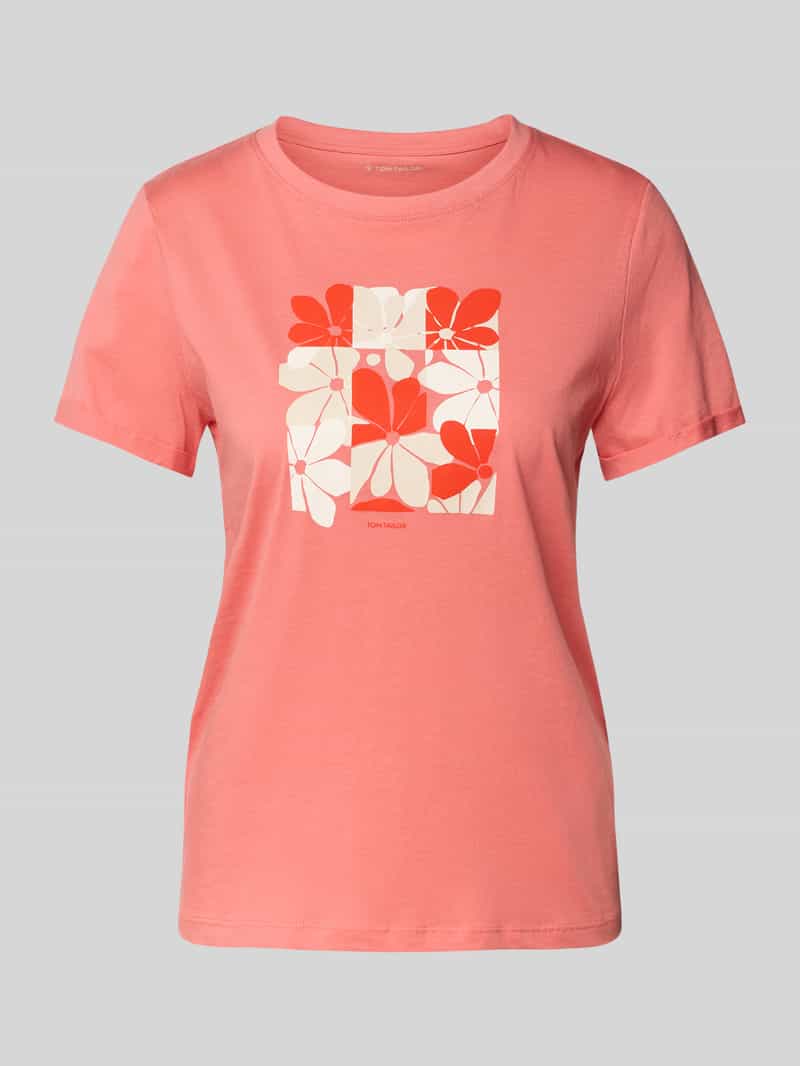 Tom Tailor Regular fit T-shirt van puur katoen