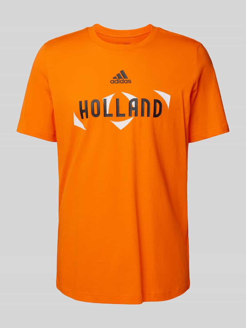 ADIDAS SPORTSWEAR T-shirt met labelprint, model 'HOLLAND'