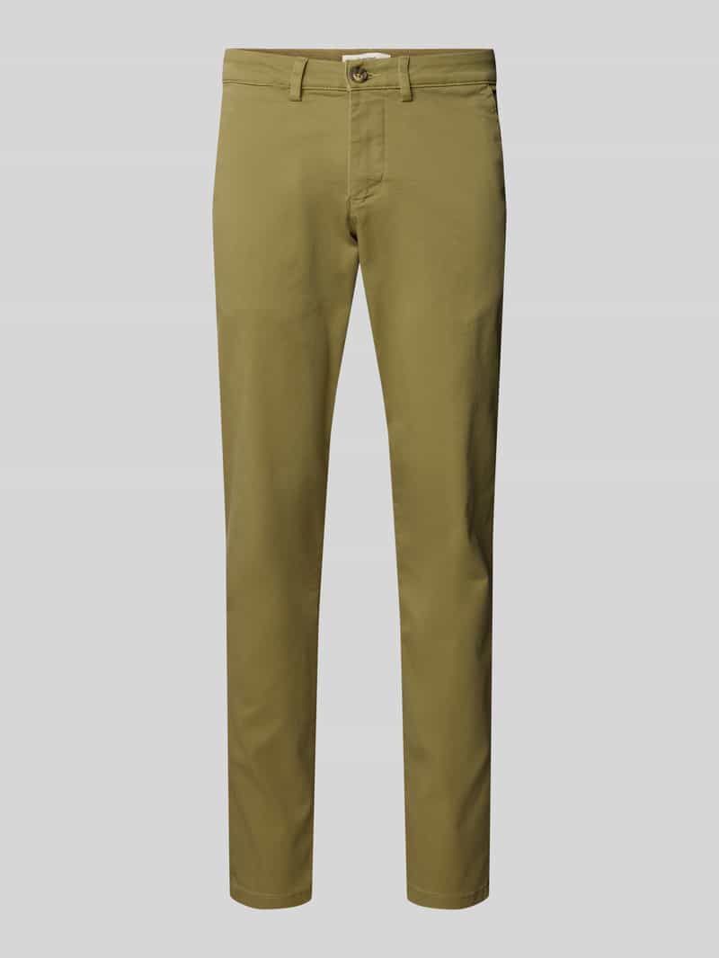 Selected Homme Slim fit chino van katoenmix model 'NEW MILES'