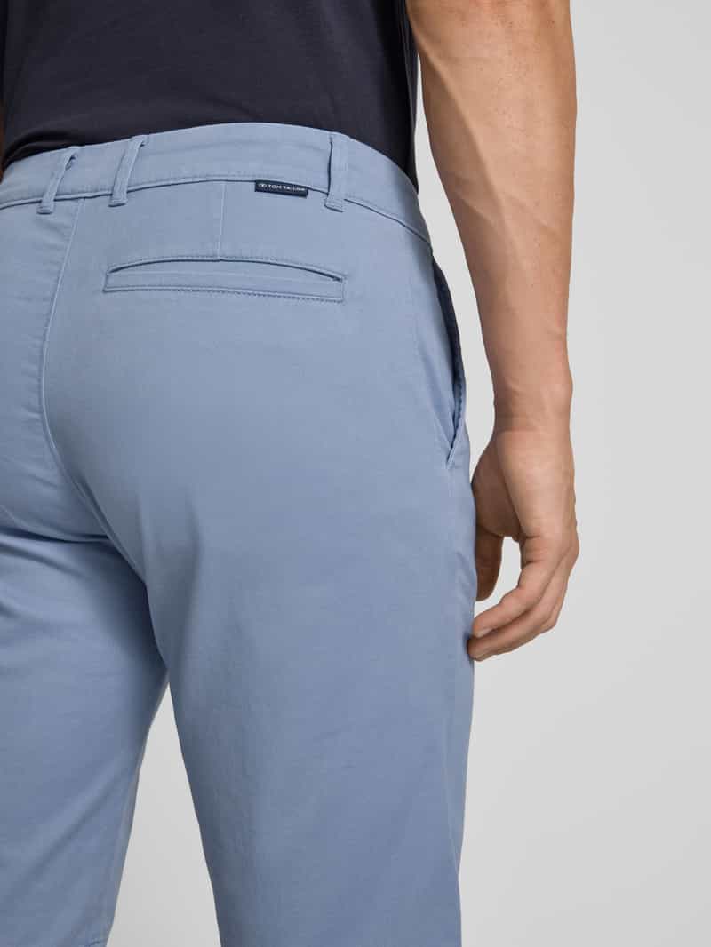 Tom Tailor Slim fit korte chino van katoenmix